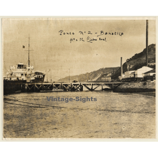 Banática / Portugal: Ponte N° 2 / Lisbon Coal (Large 2nd Gen.Photo 1930s)