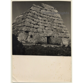 Ciutadella / Menorca: Naveta Des Tudons (Vintage Photo  ~1960s)
