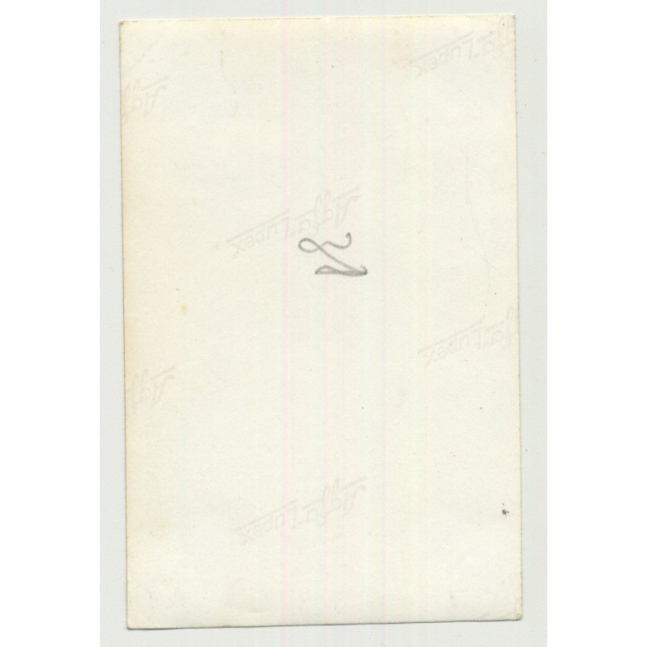 German Soldier In Uniform About To Enter Tram (Vintage Photo ~1940s)