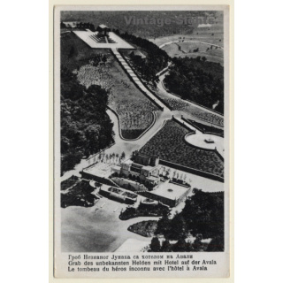 Belgrade / Serbia: Grab Des Unbekannten Soldaten / Hotel Auf Der Avala (Vintage RPPC)