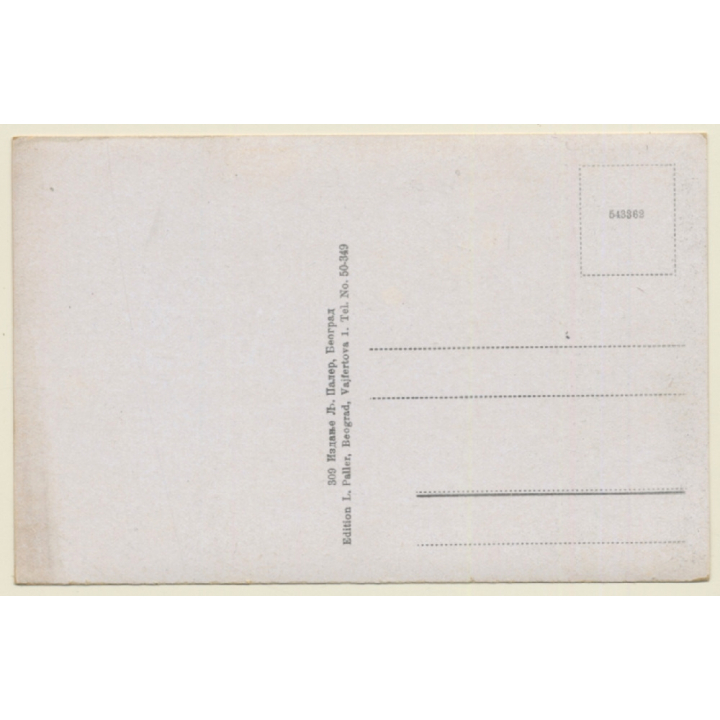 Belgrade / Serbia: Grab Des Unbekannten Soldaten / Hotel Auf Der Avala (Vintage RPPC)