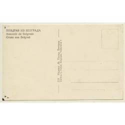 Belgrade / Serbia: Souvenir De Belgrade - 9 Photos (Vintage RPPC)