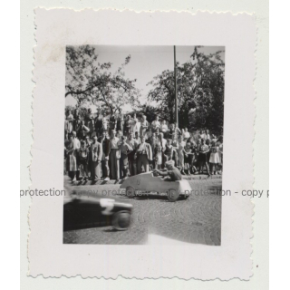 Soapbox Race: 75365 Calw - South Germany (Vintage Photo B/W)
