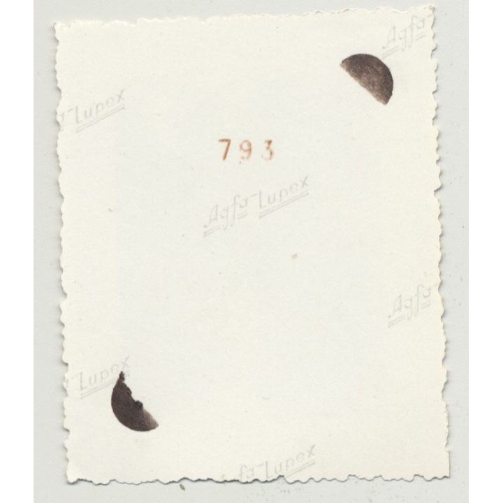 Blond Boy Races In Soapbox: 75365 Calw - South Germany (Vintage Photo B/W)