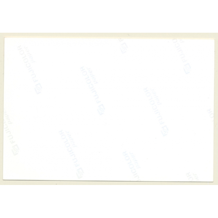 Rear View: Mature Blonde Semi Nude Lolls On Bed / Nylons  (Vintage Photo Germany ~1990s)