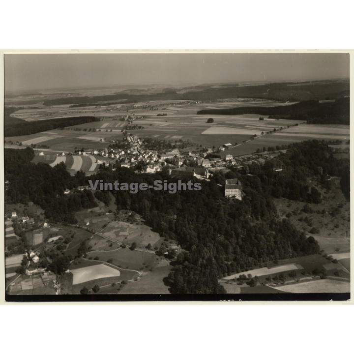 88633 Heiligenberg / Bodensee: Aerial View - Lake Constance*2 (Luftbild Strähle ~1950s)