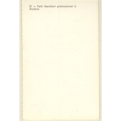 Madura / Indonesia: Petit Mendiant Professionel / Beggar - Ethnic (Vintage RPPC)