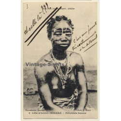 Cote D'Ivoire: Bouaké - Fétichiste Baoulé / Ethnic (Vintage PC ~1910s/1920s)