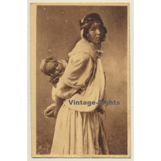 Femmes Tzigane Et Son Enfant / Sinti - Roma - Ethnic (Vintage PC ~1910s/1920s)