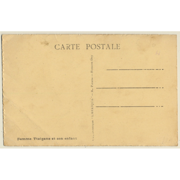 Femmes Tzigane Et Son Enfant / Sinti - Roma - Ethnic (Vintage PC ~1910s/1920s)
