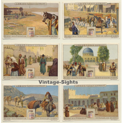 Liebig: 6 x Bilder Aus Palästina (Sammelbilder / Vintage Trading Cards )