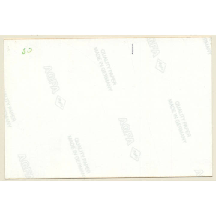 Busty Semi Nude In Baseball Jacket Lolls On Lounge Chair (Vintage Photo 1980s)