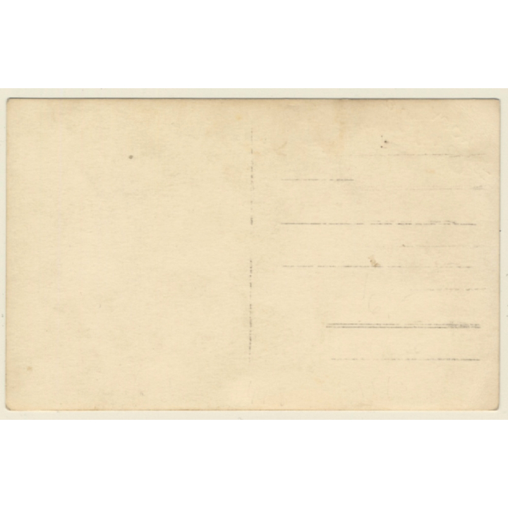 Little Baby Girl With Her Teddy Bear (Vintage RPPC ~1910s/1920s)