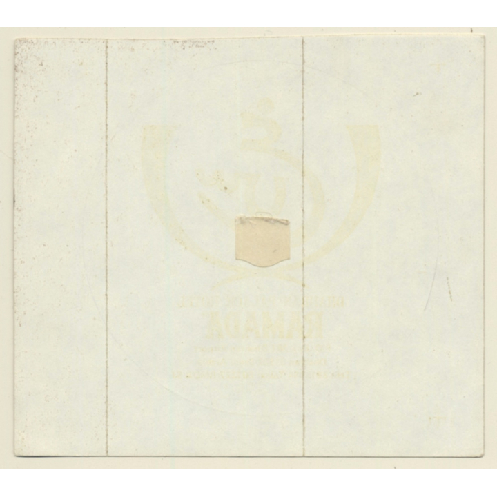 Dhahran / Saudi Arabia: Dhahran Palace Hotel Ramada (Vintage Self Adhesive Luggage Label / Sticker)
