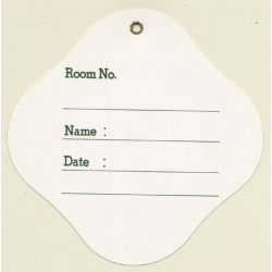 Tokyo / Japan: Capitol Tokyu Hotel (Vintage Hotel Luggage Tag)