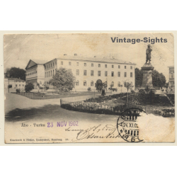 Åbo - Turku / Finland: Per Brahe Statue (Vintage PC 1902)