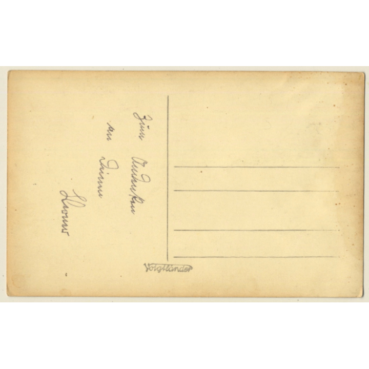 Portrait Of Young German Soldier In Uniform*1 / Gay INT (Vintage RPPC 1930s/1940s)