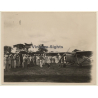 Congo-Belge: Sabena OO-AMN On Airfield / Colonists (Vintage Photo B/W ~1930s/1940s)