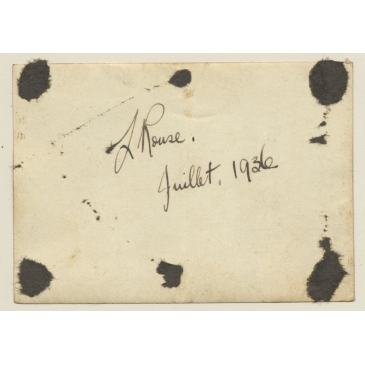 WW2: French Soldier Private & W. ABC Protective Mask + Clothing (Vintage Photo 1936)