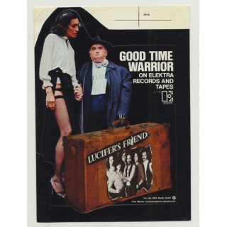 Lucifer's Friend - Good Time Warrior (Rare Vintage German Promo Sticker 1978)