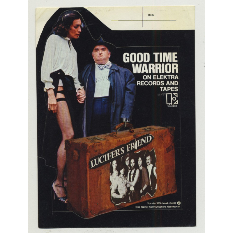 Lucifer's Friend - Good Time Warrior (Rare Vintage German Promo Sticker 1978)