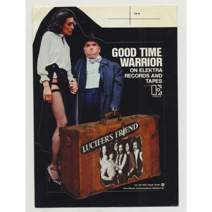 Lucifer's Friend - Good Time Warrior (Rare Vintage German Promo Sticker 1978)
