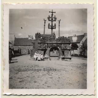 29400 Guimiliau: Calvaire De Saint Miliau (Vintage Photo ~1930s)
