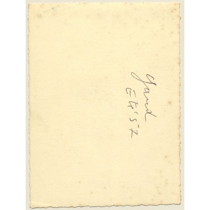 Snapshot: Cat Underneath Dried Fish / OXO (Vintage Photo ~1920s/1930s)