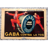 Jean D'Ylen: Gaba Contra La Tos (Rare Vintage Poster France ~1920s/1930s)