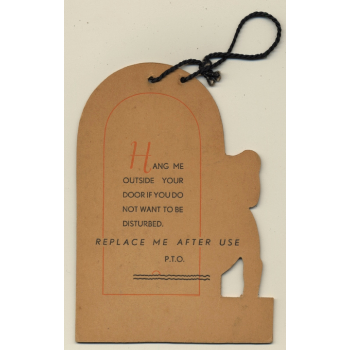 Holland - America Line / Jan Lavies - Boxer Dog (Vintage Shipping Line Tag)