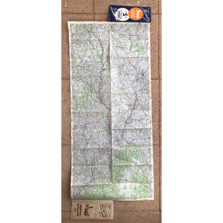 Pneu Michelin 79: Bordeaux - Montauban (Vintage Map 1930s/1940s)