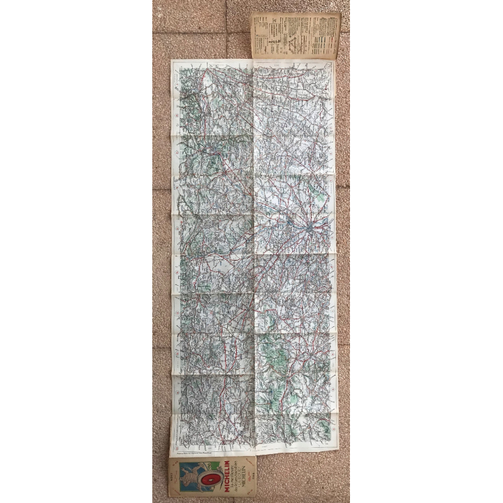 Carte Michelin N°43: Toulouse (Vintage Map 1920s)