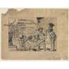 Marius Monnier (1871-1938): Le Première Cuisine Du Monde (Vintage Anti Colonial Comic ~1900s/1910s)