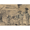 Marius Monnier (1871-1938): Le Première Cuisine Du Monde (Vintage Anti Colonial Comic ~1900s/1910s)