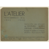 Atelier Marcel Hastir - Rue Du Commerce 51, Bruxelles (Vintage Screen Printed CDV 1946)