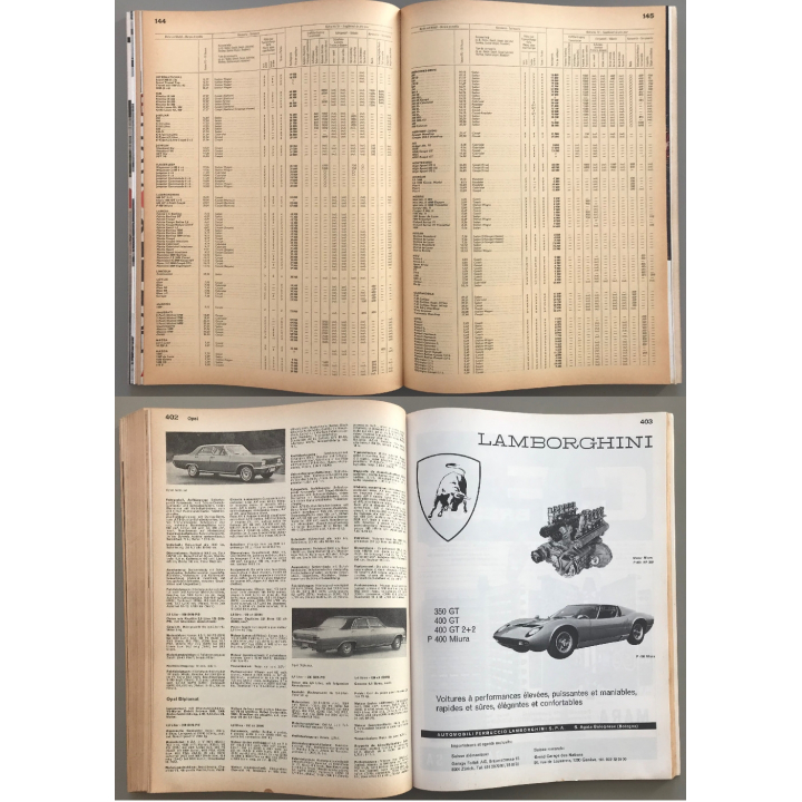 Automobil Revue 1968 (Vintage Catalog 506 Pages & Lots Of Photos)
