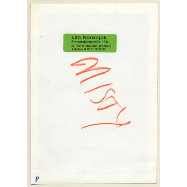 Semi Nude Porn Starlet: Misty (Vintage Press Photo ~1970s/1980s)