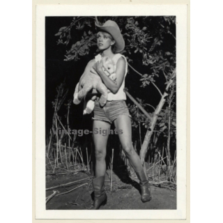 Porn Actress / Starlet From Space Virgins (Vintage Press Photo 1984)