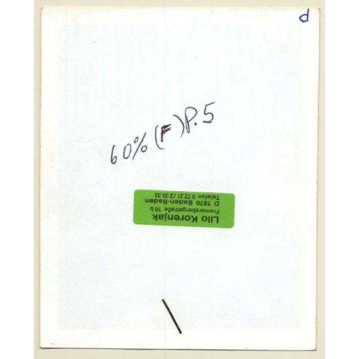 Porn Starlet With Gun / Peak Under Skirt (Vintage Press Photo ~1970s/1980s)