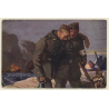 WW1: Sanitätshund Im Felde / Paramedical Dog On Warfield (Vintage PC 1915)