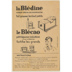 La Blédine - Le Blécao: Le Caiman / Gougeon (Vintage Adertisement PC 1930s/1940s)