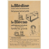 La Blédine - Le Blécao: Le Radeau / Gougeon (Vintage Adertisement PC 1930s/1940s)