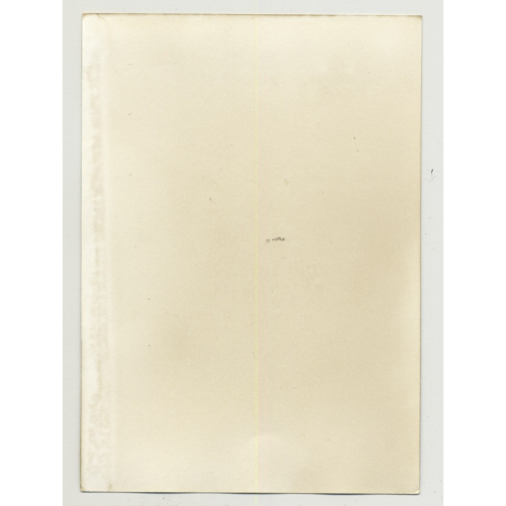 Tall Nude Curlyhead In Train Compartment (Vintage Photo DDR B/W 1980s)