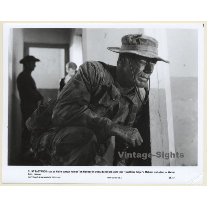 Clint Eastwood - Heartbreak Ridge / Cinema (Vintage Photo - Movie Still 1986)