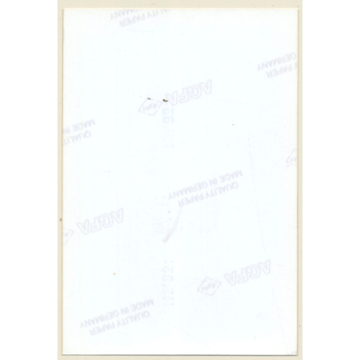 Rear View: Slim Darkhaired Nude Female / Legs - Boobs (Vintage Photo Germany ~1990s)