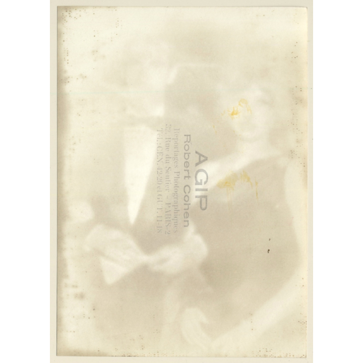 Roger Vadim & Annette Stroyberg / Agip (Vintage Press Photo 1950s/1960s)