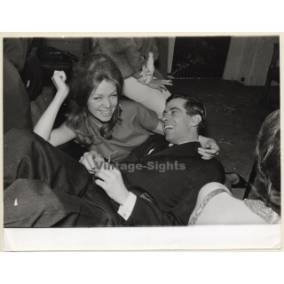 Roger Vadim & Merete Stroyberg / Dalmas (Vintage Press Photo 1950s/1960s)