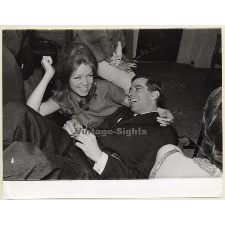 Roger Vadim & Merete Stroyberg / Dalmas (Vintage Press Photo 1950s/1960s)