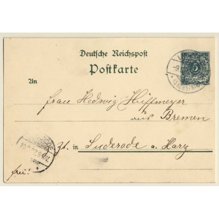 Internationale Kunst-Ausstellung Dresden 1897 (Vintage Postal Stationery)