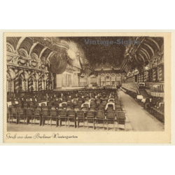 Germany: Innenansicht Berliner Wintergarten (Vintage Postal Stationery ~1920s)